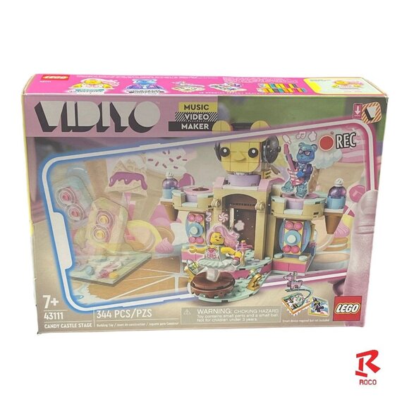 Lego Vidiyo 43111 Candy Castle Stage Building Kit 344 Pcs Sealed - Picture 1 of 6